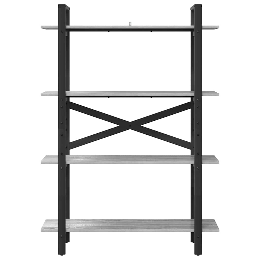 Boekenkast Grijs Sonoma 100 x 33,5 x 140 cm Bewerkt hout