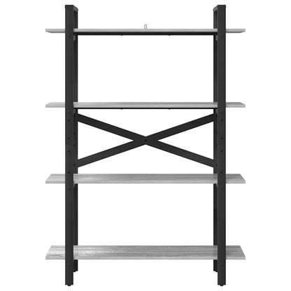 Boekenkast Grijs Sonoma 100 x 33,5 x 140 cm Bewerkt hout