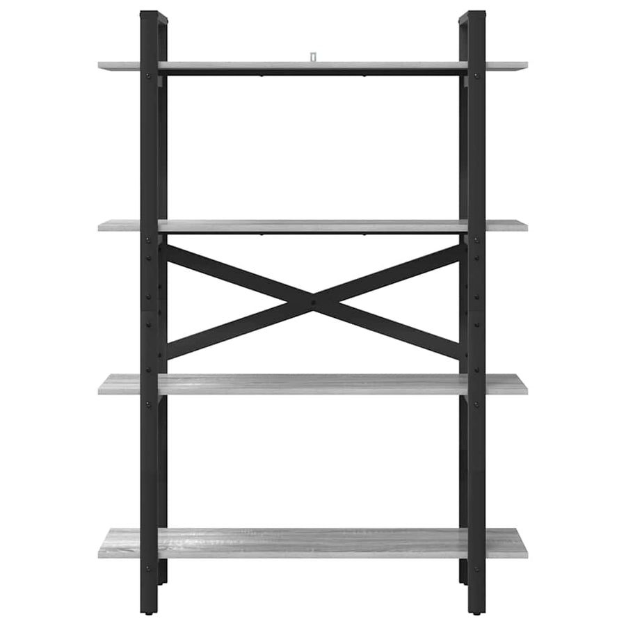 Boekenkast Grijs Sonoma 100 x 33,5 x 140 cm Bewerkt hout