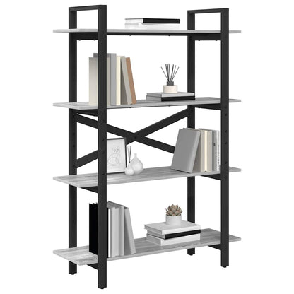 Boekenkast Grijs Sonoma 100 x 33,5 x 140 cm Bewerkt hout