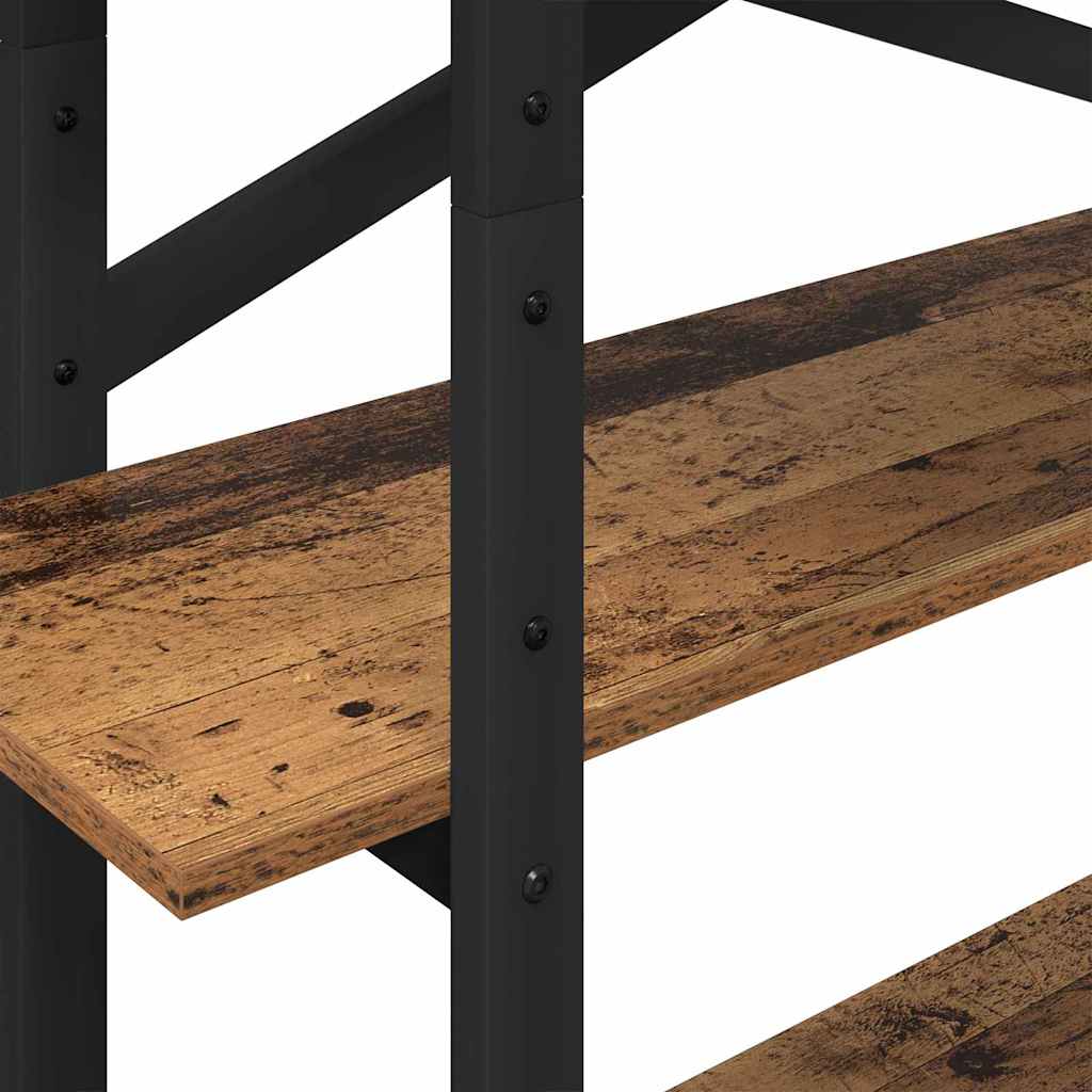 Boekenkast Oud Hout 100 x 33,5 x 140 cm Bewerkt hout