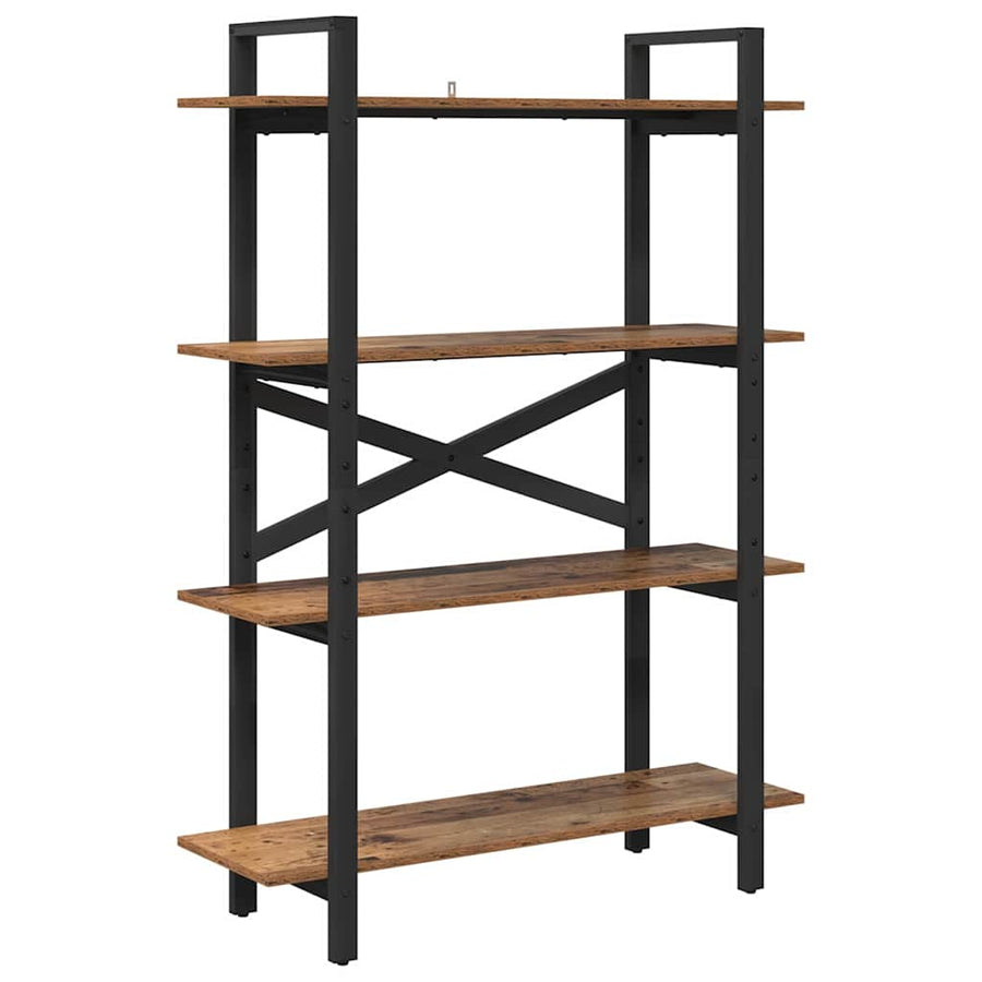 Boekenkast Oud Hout 100 x 33,5 x 140 cm Bewerkt hout