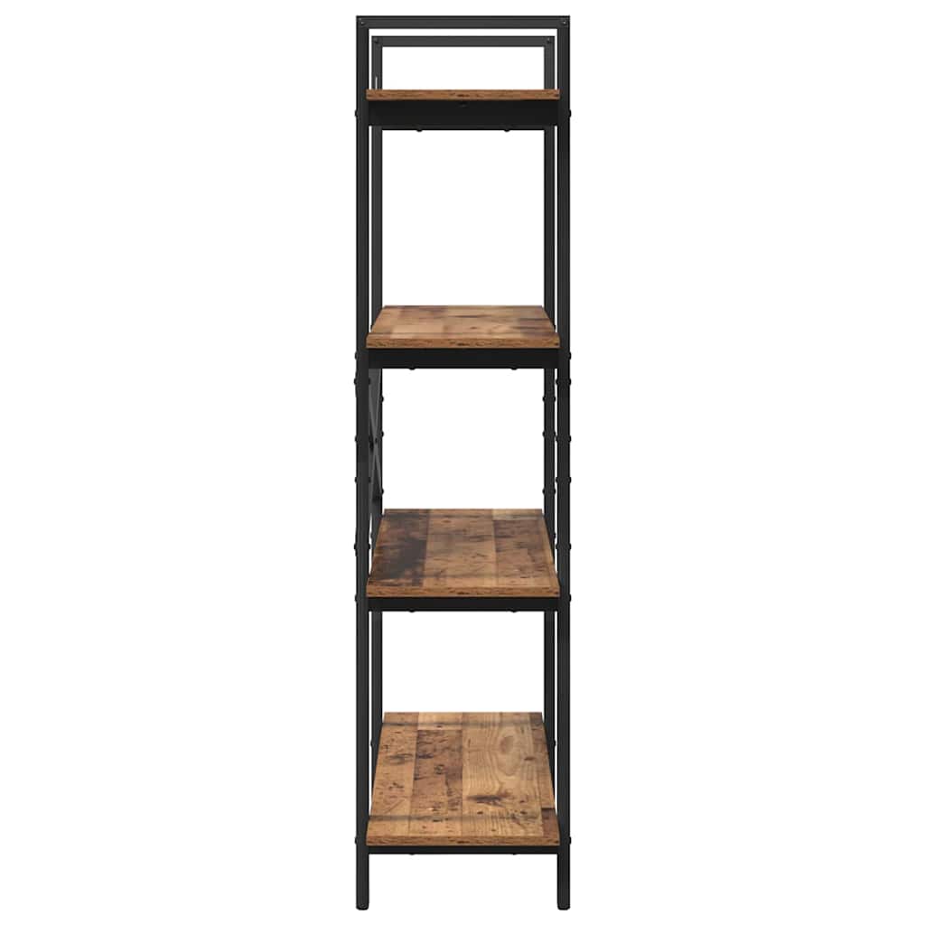 Boekenkast Oud Hout 100 x 33,5 x 140 cm Bewerkt hout
