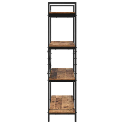 Boekenkast Oud Hout 100 x 33,5 x 140 cm Bewerkt hout