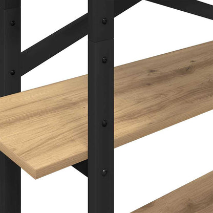 Boekenkast Artisan Eiken 100 x 33,5 x 140 cm Bewerkt hout