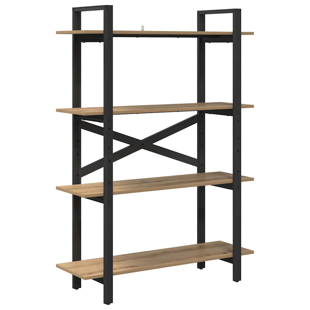 Boekenkast Artisan Eiken 100 x 33,5 x 140 cm Bewerkt hout