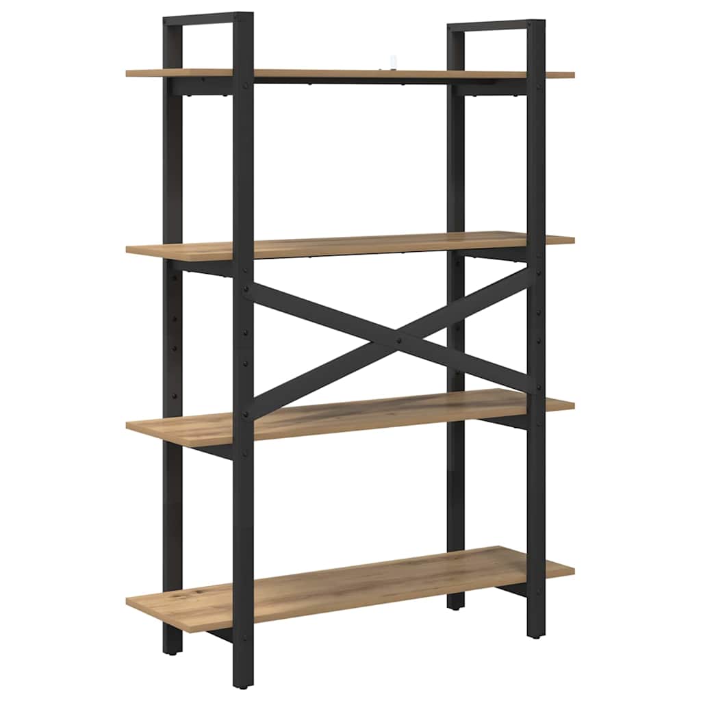 Boekenkast Artisan Eiken 100 x 33,5 x 140 cm Bewerkt hout