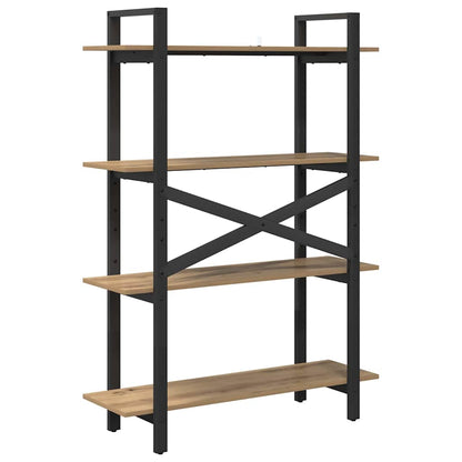 Boekenkast Artisan Eiken 100 x 33,5 x 140 cm Bewerkt hout