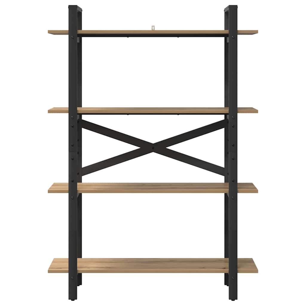 Boekenkast Artisan Eiken 100 x 33,5 x 140 cm Bewerkt hout