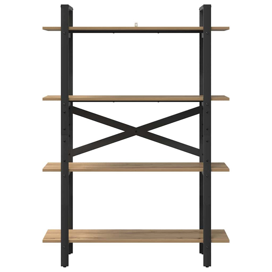 Boekenkast Artisan Eiken 100 x 33,5 x 140 cm Bewerkt hout