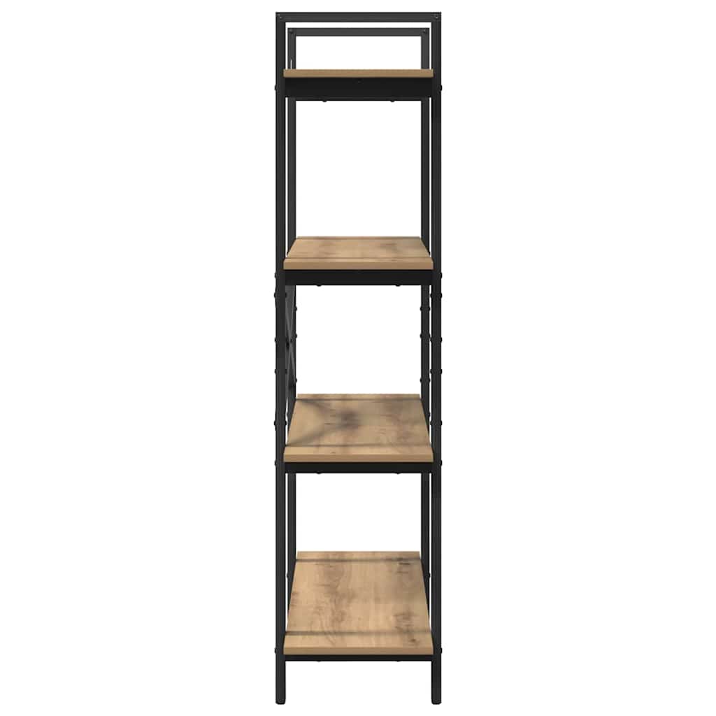 Boekenkast Artisan Eiken 100 x 33,5 x 140 cm Bewerkt hout