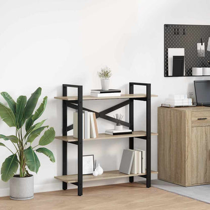 Boekenkast Sonoma Eiken 100 x 33,5 x 102 cm Bewerkt hout