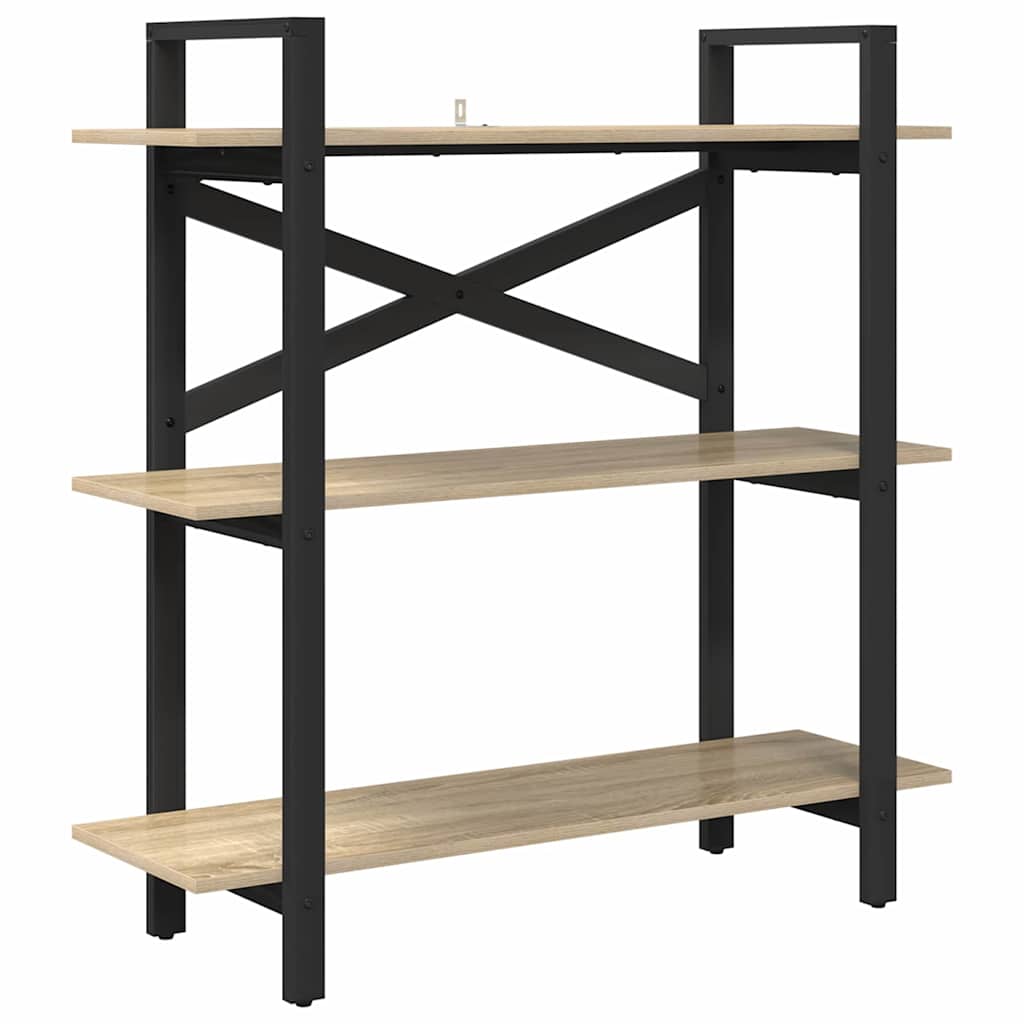 Boekenkast Sonoma Eiken 100 x 33,5 x 102 cm Bewerkt hout