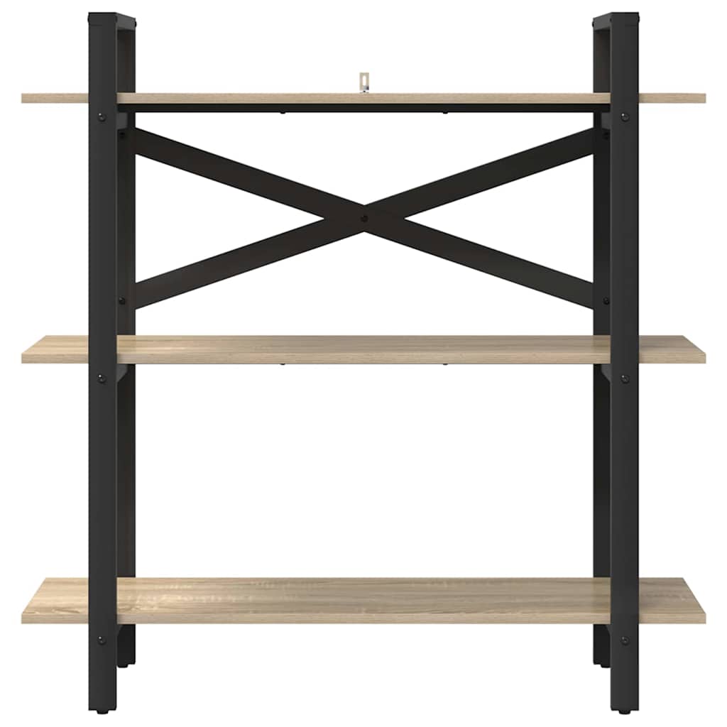 Boekenkast Sonoma Eiken 100 x 33,5 x 102 cm Bewerkt hout