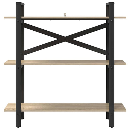 Boekenkast Sonoma Eiken 100 x 33,5 x 102 cm Bewerkt hout