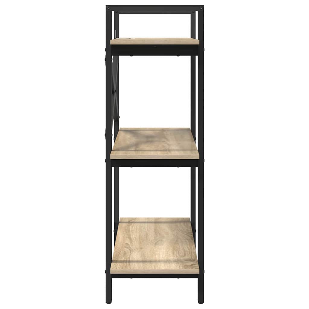 Boekenkast Sonoma Eiken 100 x 33,5 x 102 cm Bewerkt hout