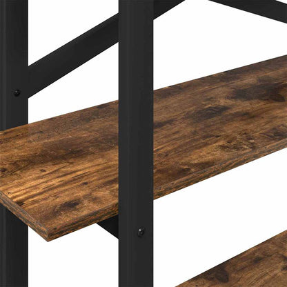 Boekenkast Gerookt eiken 100 x 33,5 x 102 cm Bewerkt hout