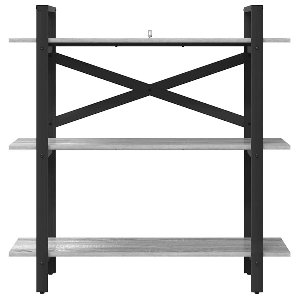 Boekenkast Grijs Sonoma 100 x 33,5 x 102 cm Bewerkt hout