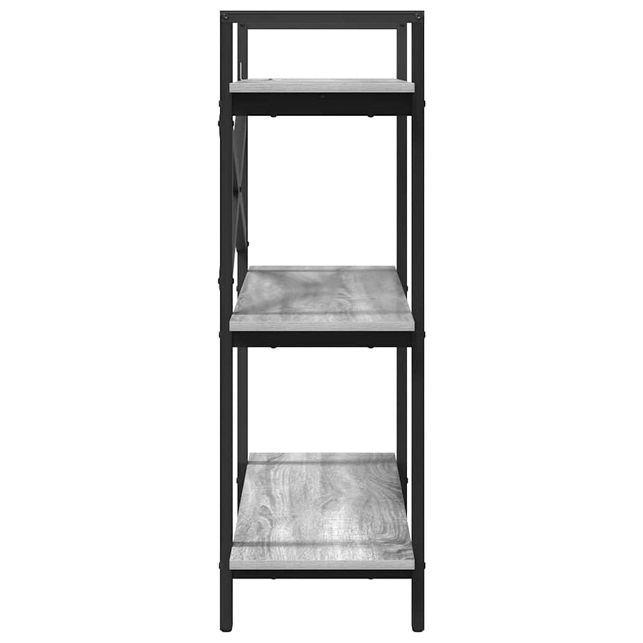 Boekenkast Grijs Sonoma 100 x 33,5 x 102 cm Bewerkt hout