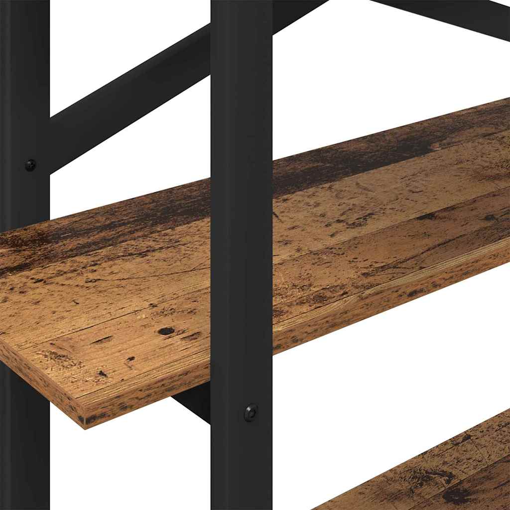 Boekenkast Oud Hout 100 x 33,5 x 102 cm Bewerkt hout