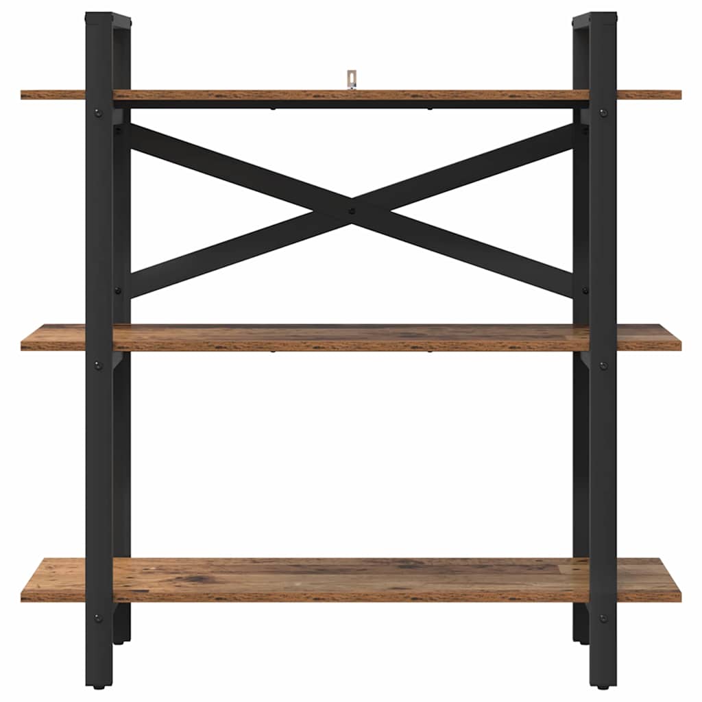 Boekenkast Oud Hout 100 x 33,5 x 102 cm Bewerkt hout