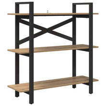 Boekenkast Artisan Eiken 100 x 33,5 x 102 cm Bewerkt hout