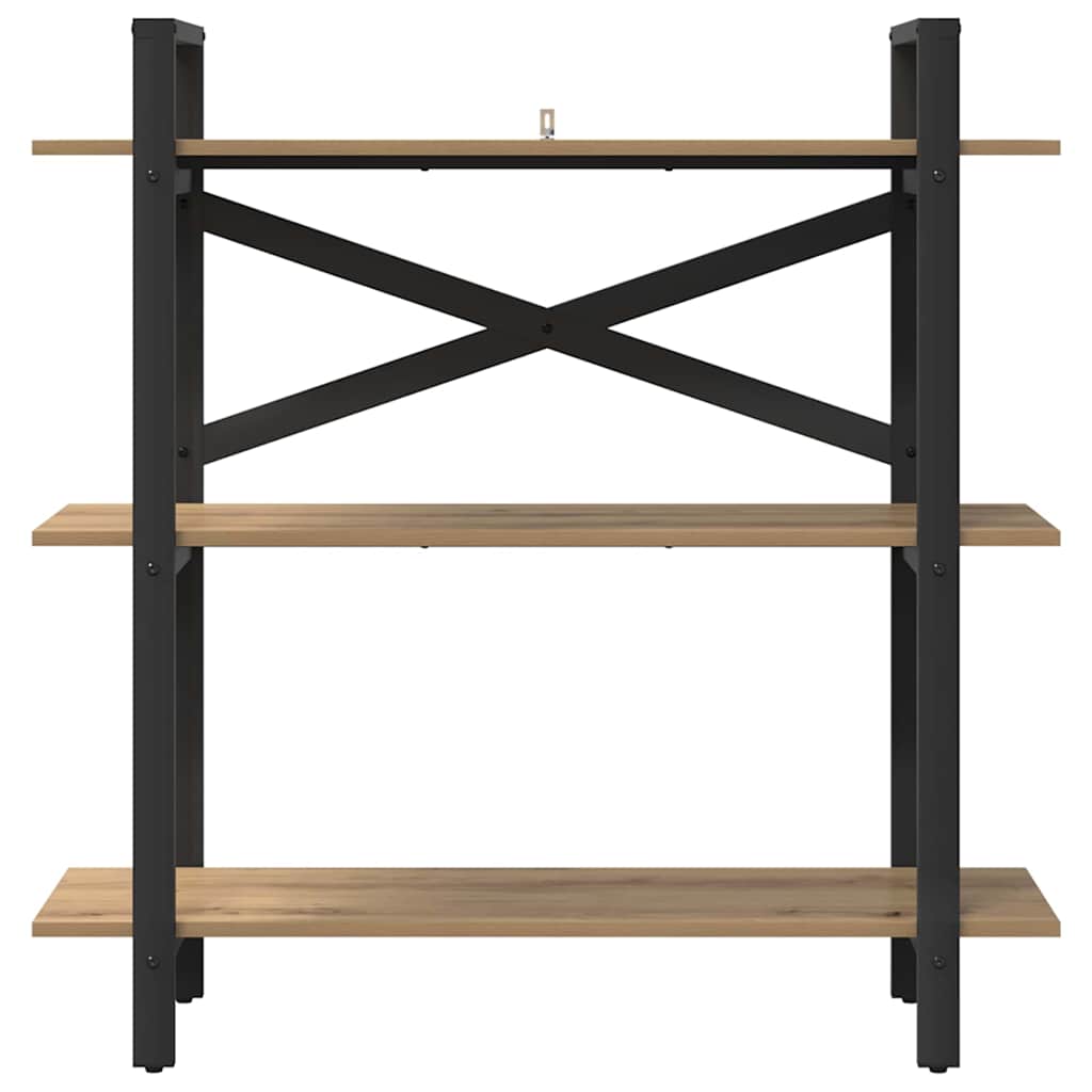 Boekenkast Artisan Eiken 100 x 33,5 x 102 cm Bewerkt hout