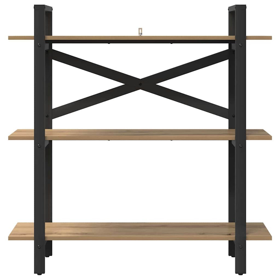 Boekenkast Artisan Eiken 100 x 33,5 x 102 cm Bewerkt hout