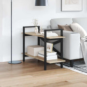Boekenkast 100x33,5x64 cm Sonoma eiken bewerkt hout