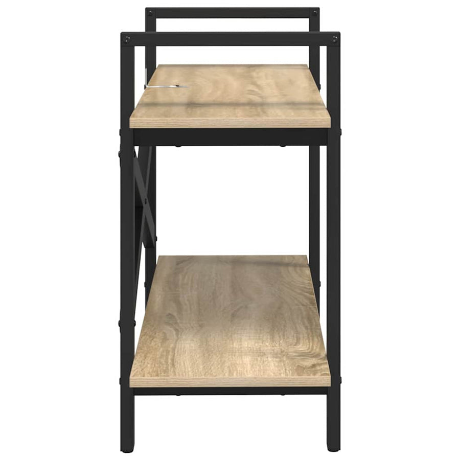 Boekenkast Sonoma Eiken 100 x 33,5 x 64 cm Bewerkt hout