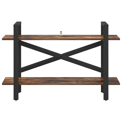 Boekenkast Gerookt eiken 100 x 33,5 x 64 cm Bewerkt hout