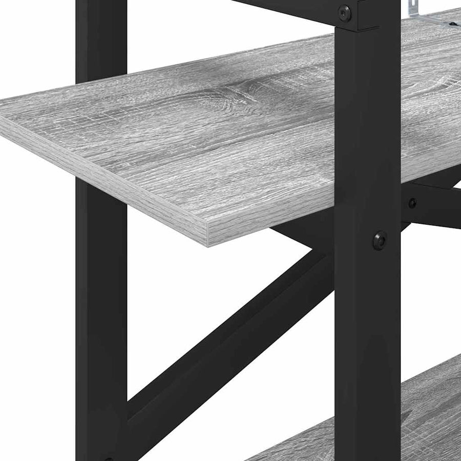 Boekenkast Grijs Sonoma 100 x 33,5 x 64 cm Bewerkt hout