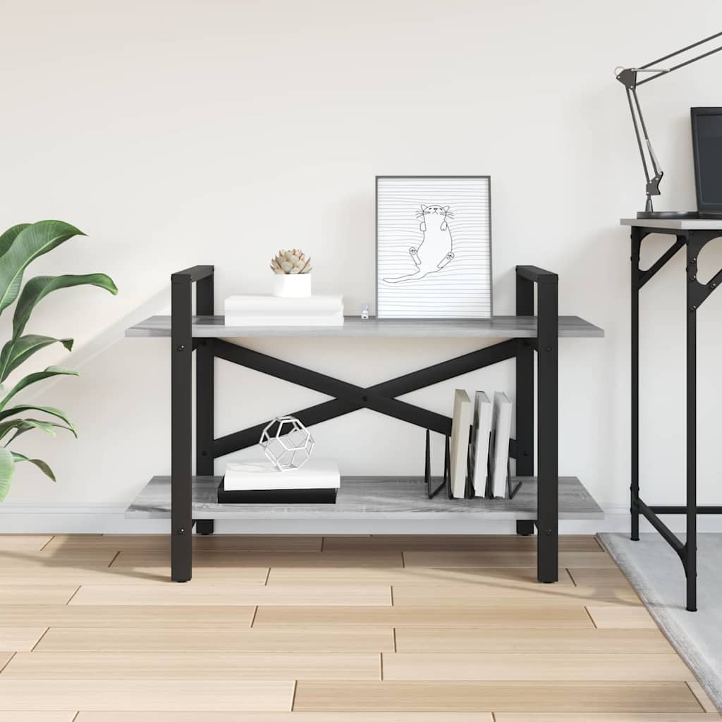 Boekenkast Grijs Sonoma 100 x 33,5 x 64 cm Bewerkt hout