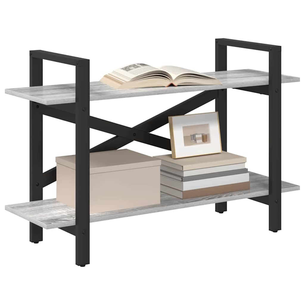 Boekenkast Grijs Sonoma 100 x 33,5 x 64 cm Bewerkt hout