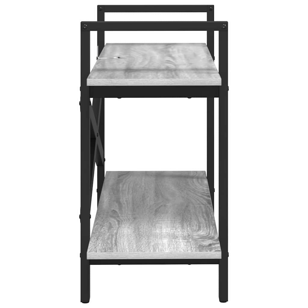 Boekenkast Grijs Sonoma 100 x 33,5 x 64 cm Bewerkt hout