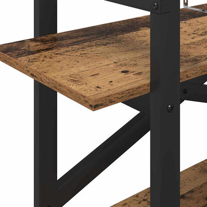 Boekenkast Oud Hout 100 x 33,5 x 64 cm Bewerkt hout