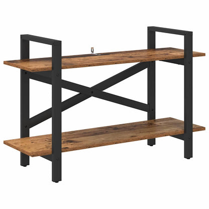 Boekenkast Oud Hout 100 x 33,5 x 64 cm Bewerkt hout