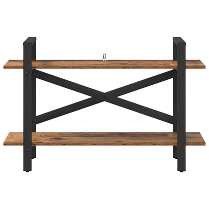 Boekenkast Oud Hout 100 x 33,5 x 64 cm Bewerkt hout