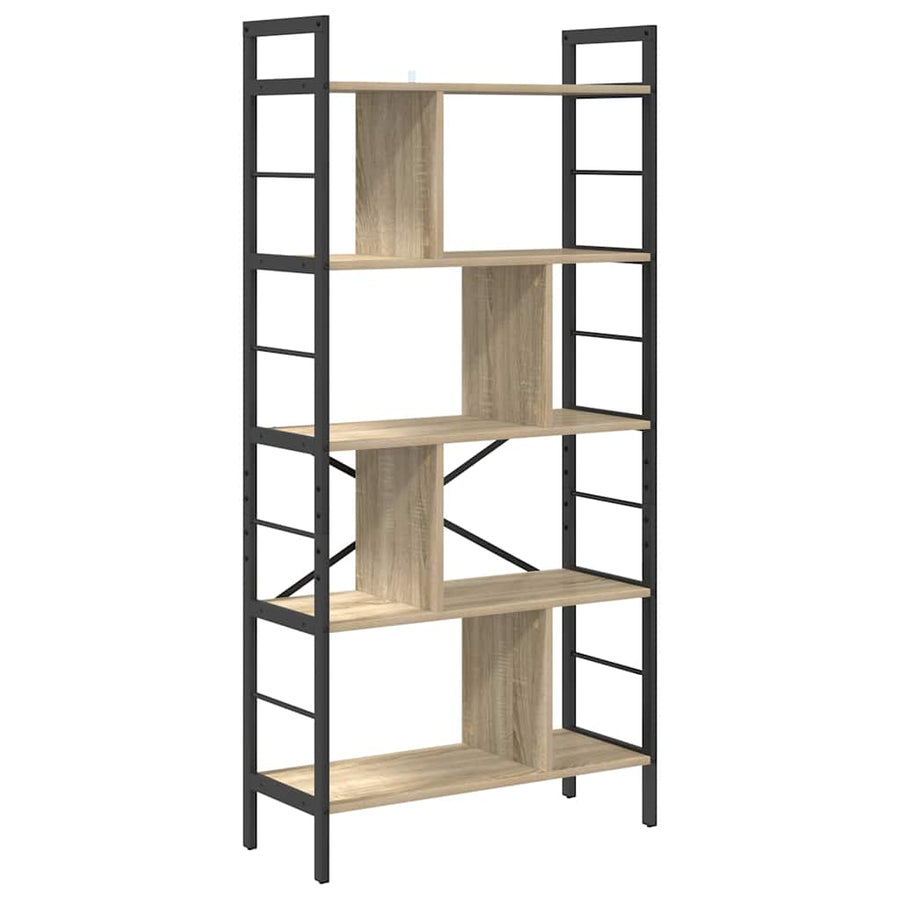 Boekenkast Sonoma Eiken 75 x 30 x 156 cm Bewerkt hout