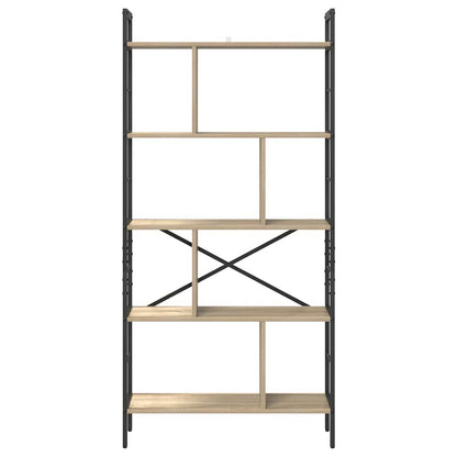 Boekenkast Sonoma Eiken 75 x 30 x 156 cm Bewerkt hout