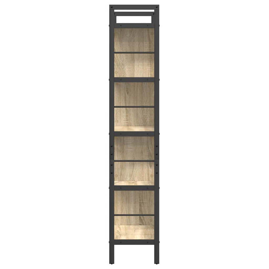 Boekenkast Sonoma Eiken 75 x 30 x 156 cm Bewerkt hout