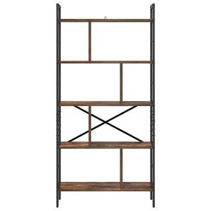 Boekenkast Gerookt eiken 75 x 30 x 156 cm Bewerkt hout