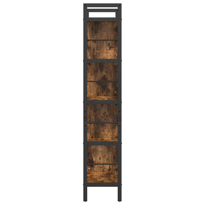 Boekenkast Gerookt eiken 75 x 30 x 156 cm Bewerkt hout