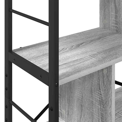 Boekenkast Grijs Sonoma 75 x 30 x 156 cm Bewerkt hout