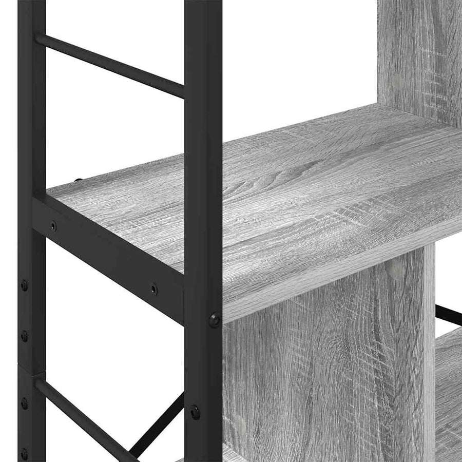 Boekenkast Grijs Sonoma 75 x 30 x 156 cm Bewerkt hout