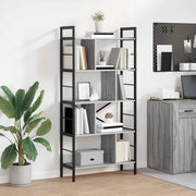 Boekenkast 75x30x156 cm grijs sonoma bewerkt hout