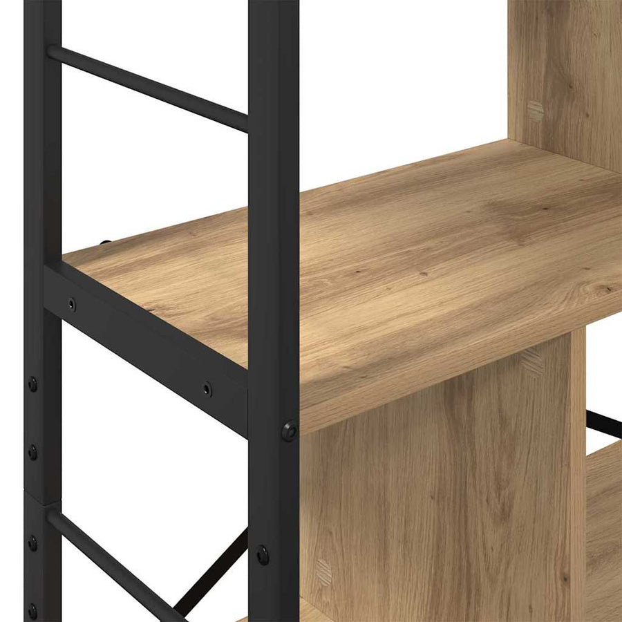 Boekenkast Artisan Eiken 75 x 30 x 156 cm Bewerkt hout