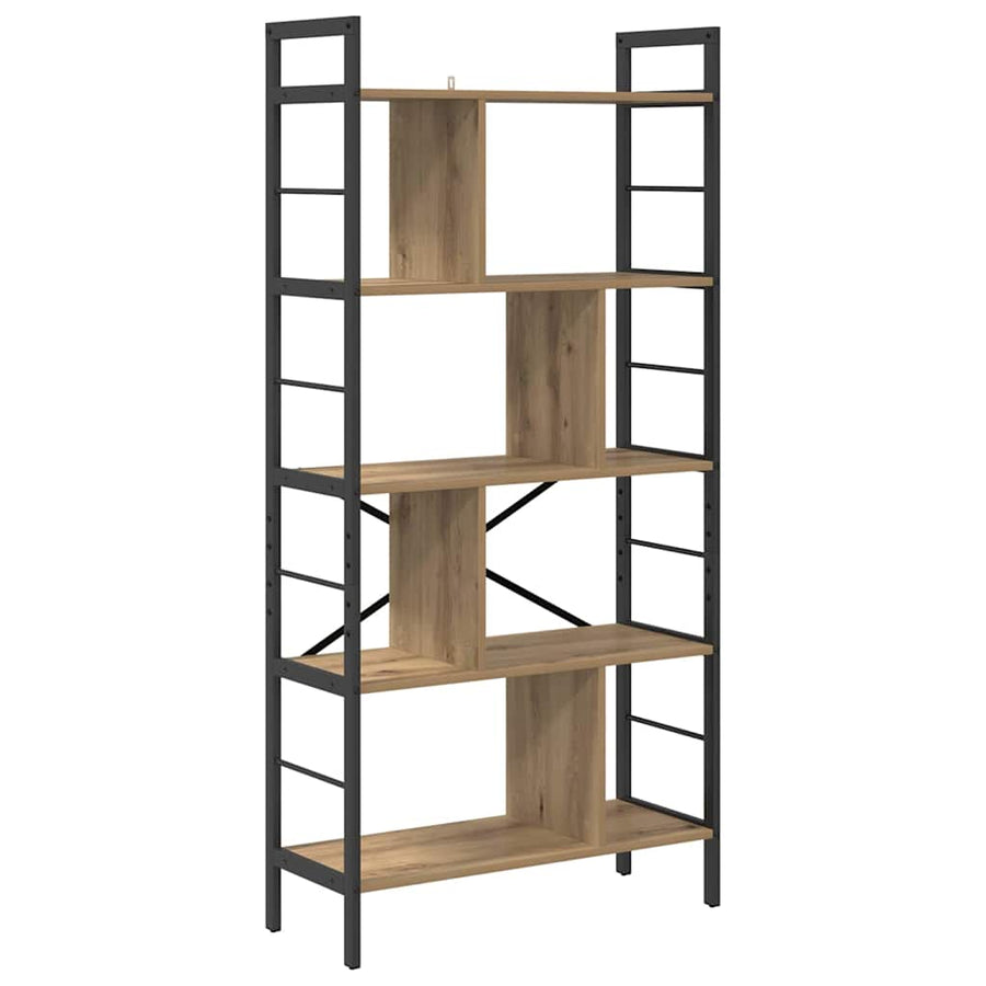 Boekenkast Artisan Eiken 75 x 30 x 156 cm Bewerkt hout
