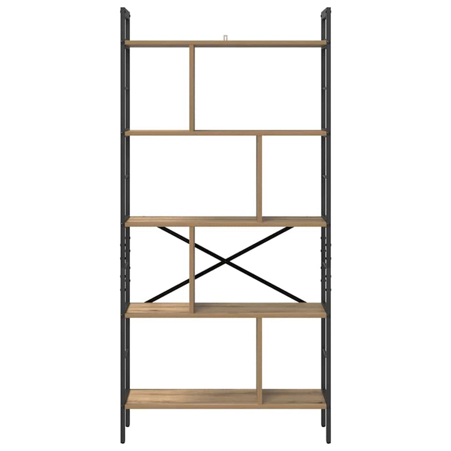 Boekenkast Artisan Eiken 75 x 30 x 156 cm Bewerkt hout