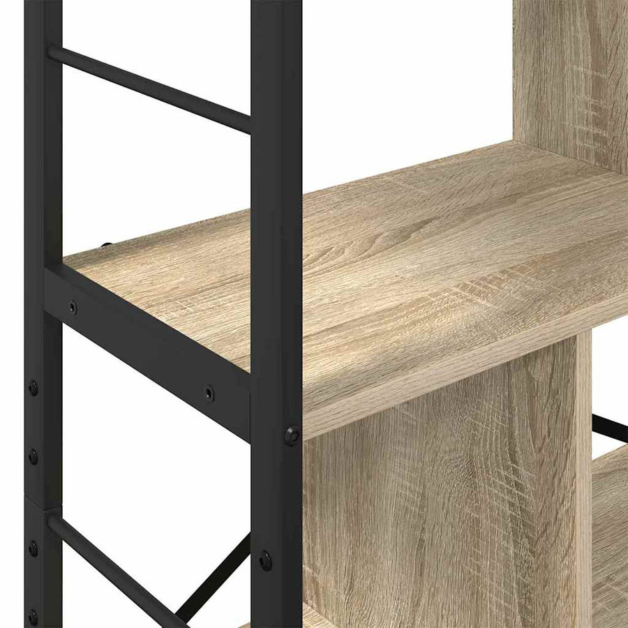 Boekenkast Sonoma Eiken 75 x 30 x 123,5 cm Bewerkt hout